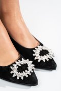 PANTOFI NEGRI PIELE NATURALA INTOARSA 1PC622