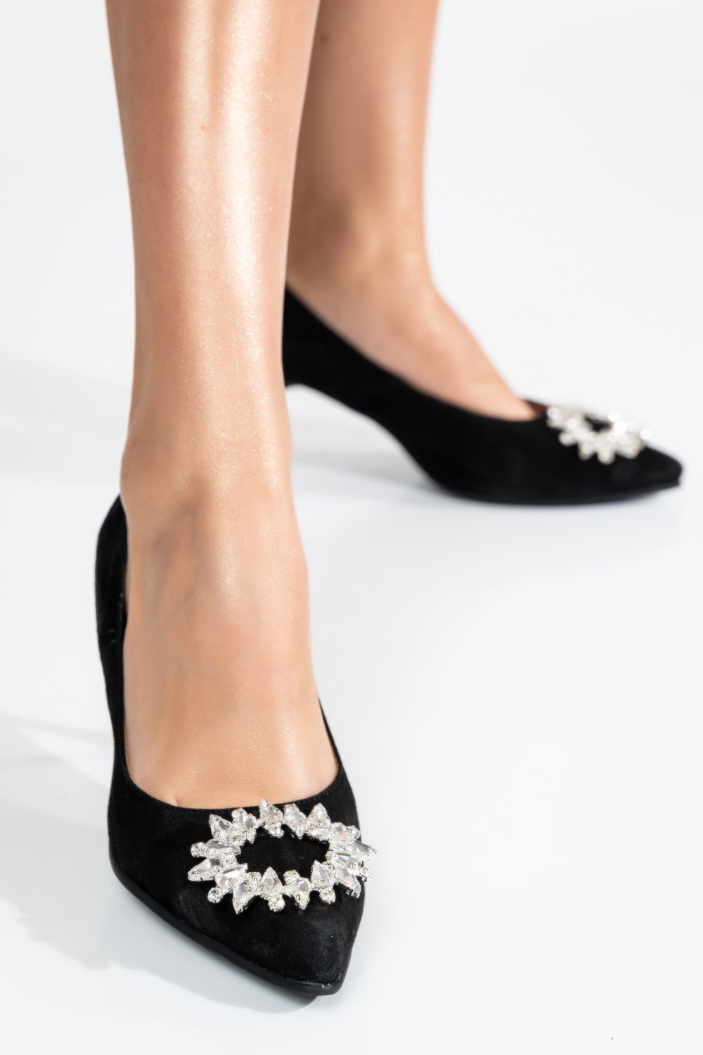 PANTOFI NEGRI PIELE NATURALA INTOARSA 1PC622