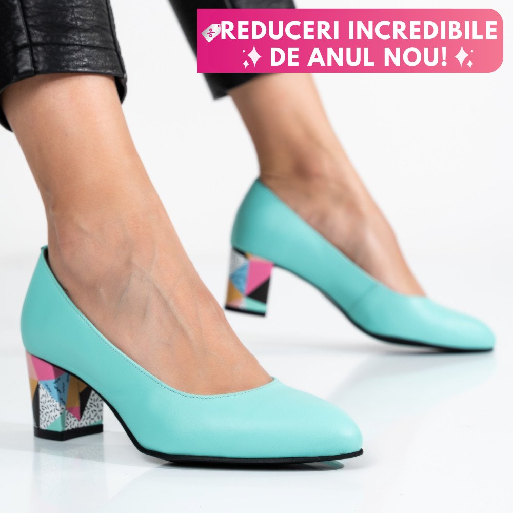PANTOFI TURCOAZ PIELE NATURALA 1PC507
