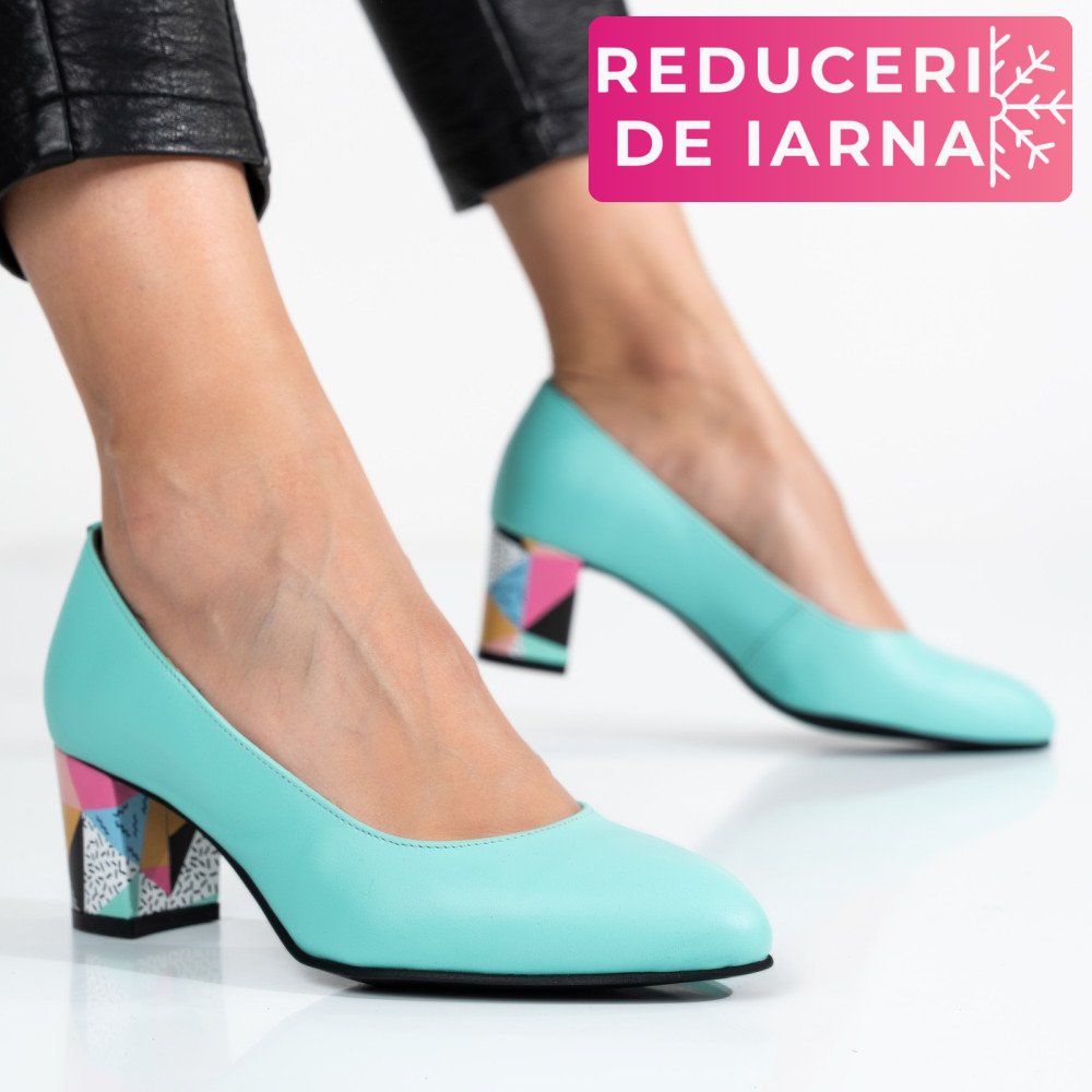 PANTOFI TURCOAZ PIELE NATURALA 1PC507