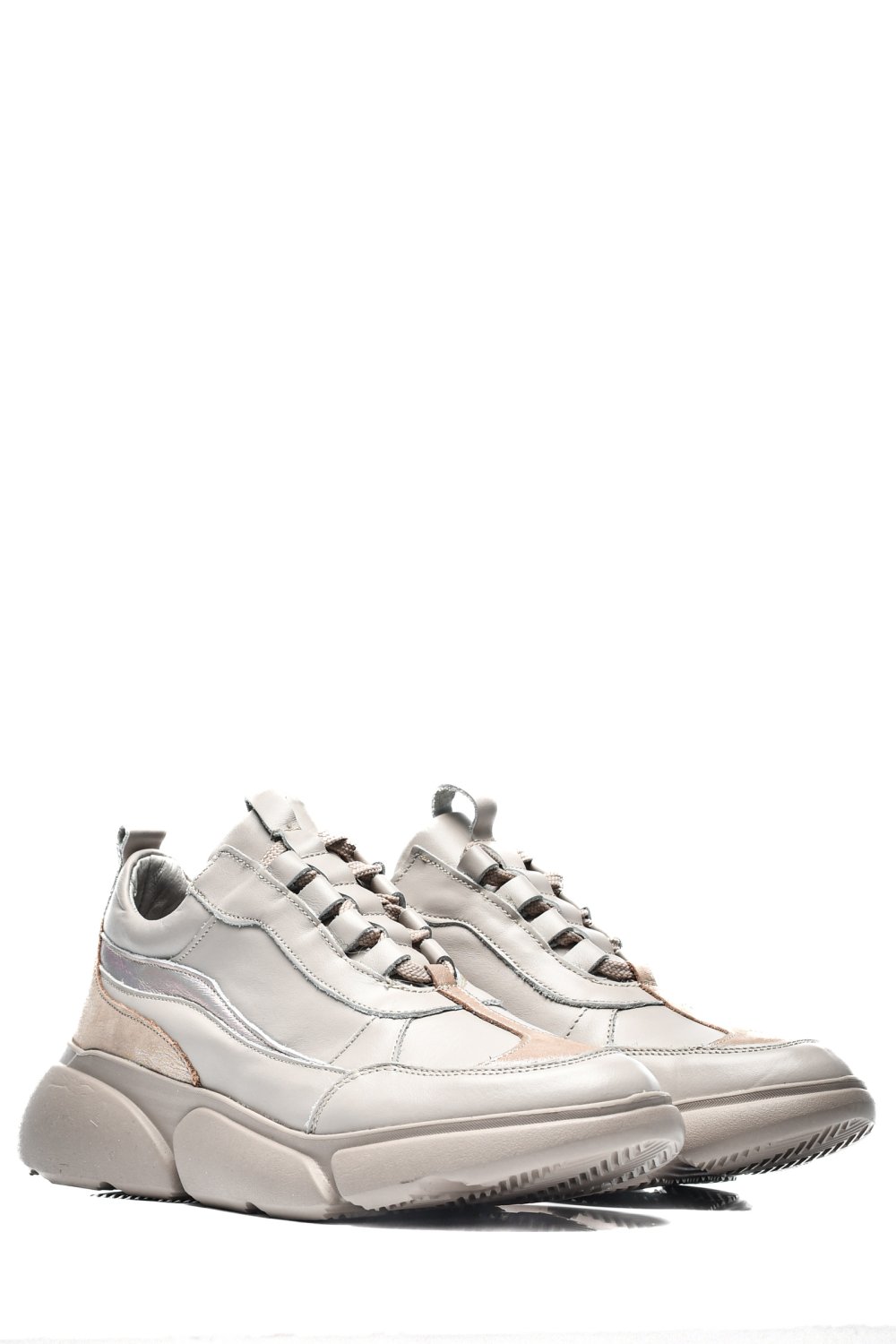 PANTOFI SPORT CREM PIELE NATURALA 2S7711615-A