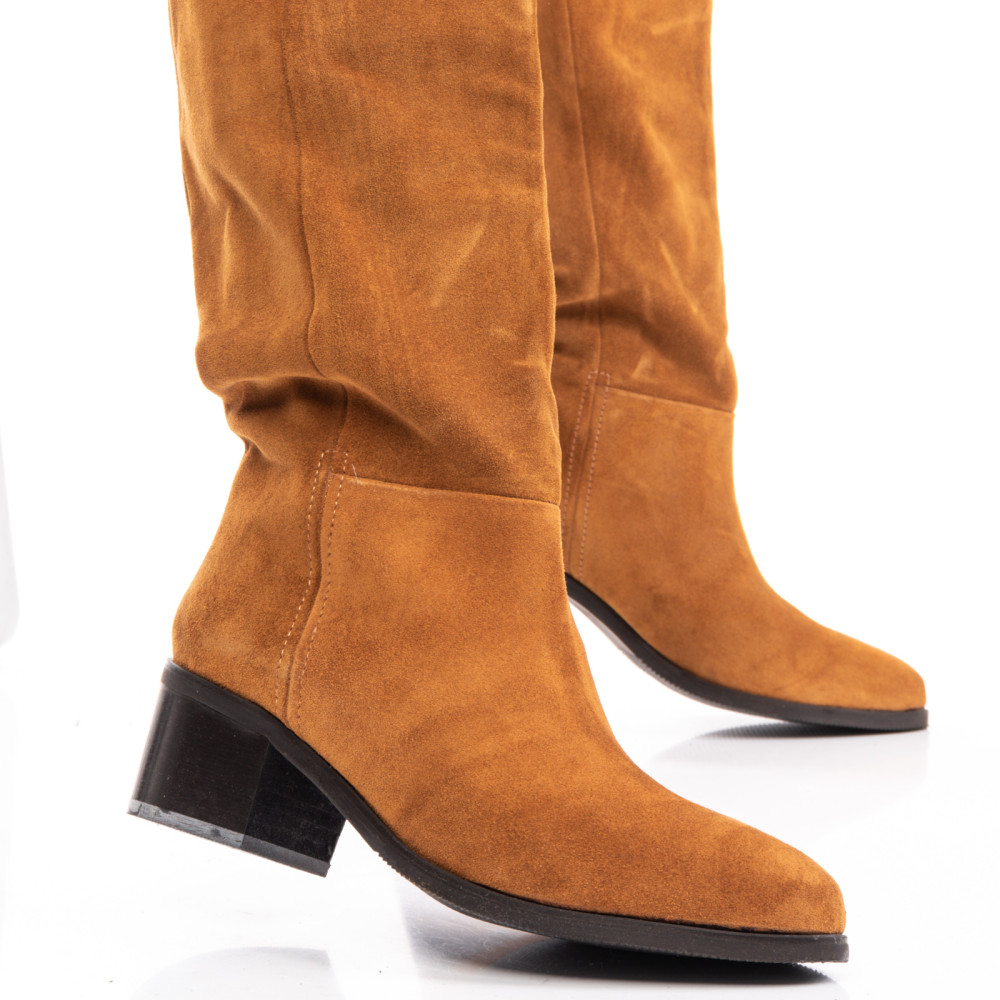 CIZME MARO PIELE NATURALA INTOARSA CS77ALZ-W