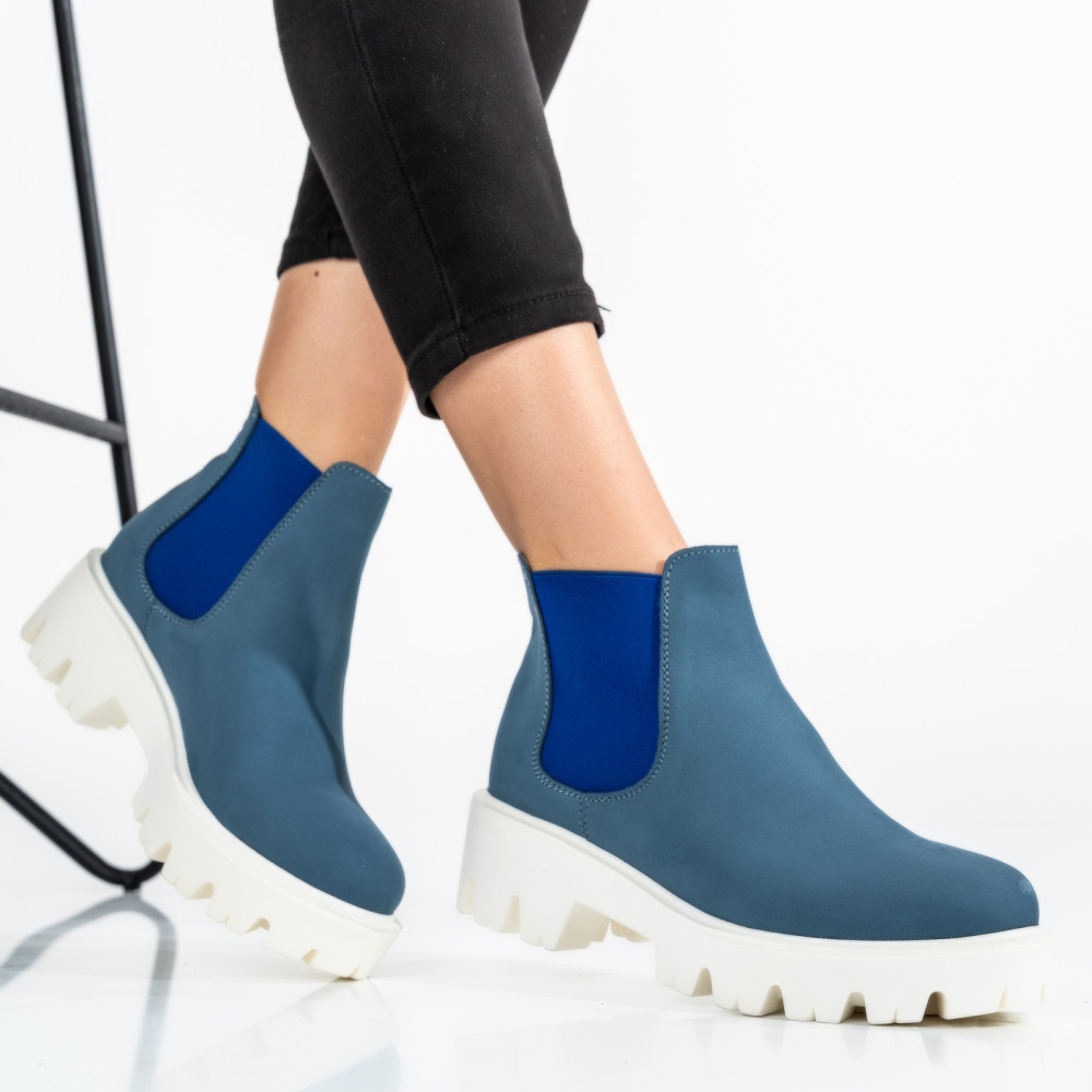 GHETE ALBASTRE PIELE NATURALA RS7717