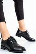 PANTOFI NEGRI PIELE NATURALA 221649NP