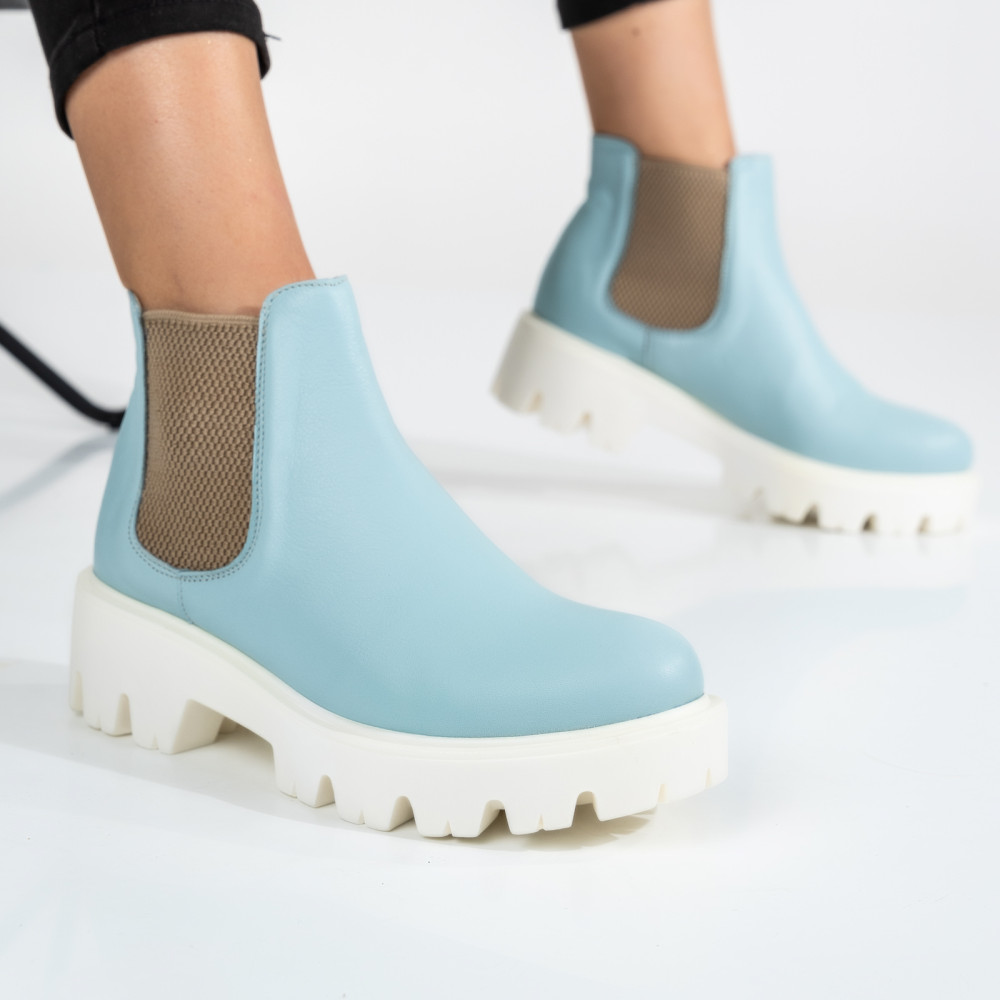 GHETE BLEU PIELE NATURALA RS7717