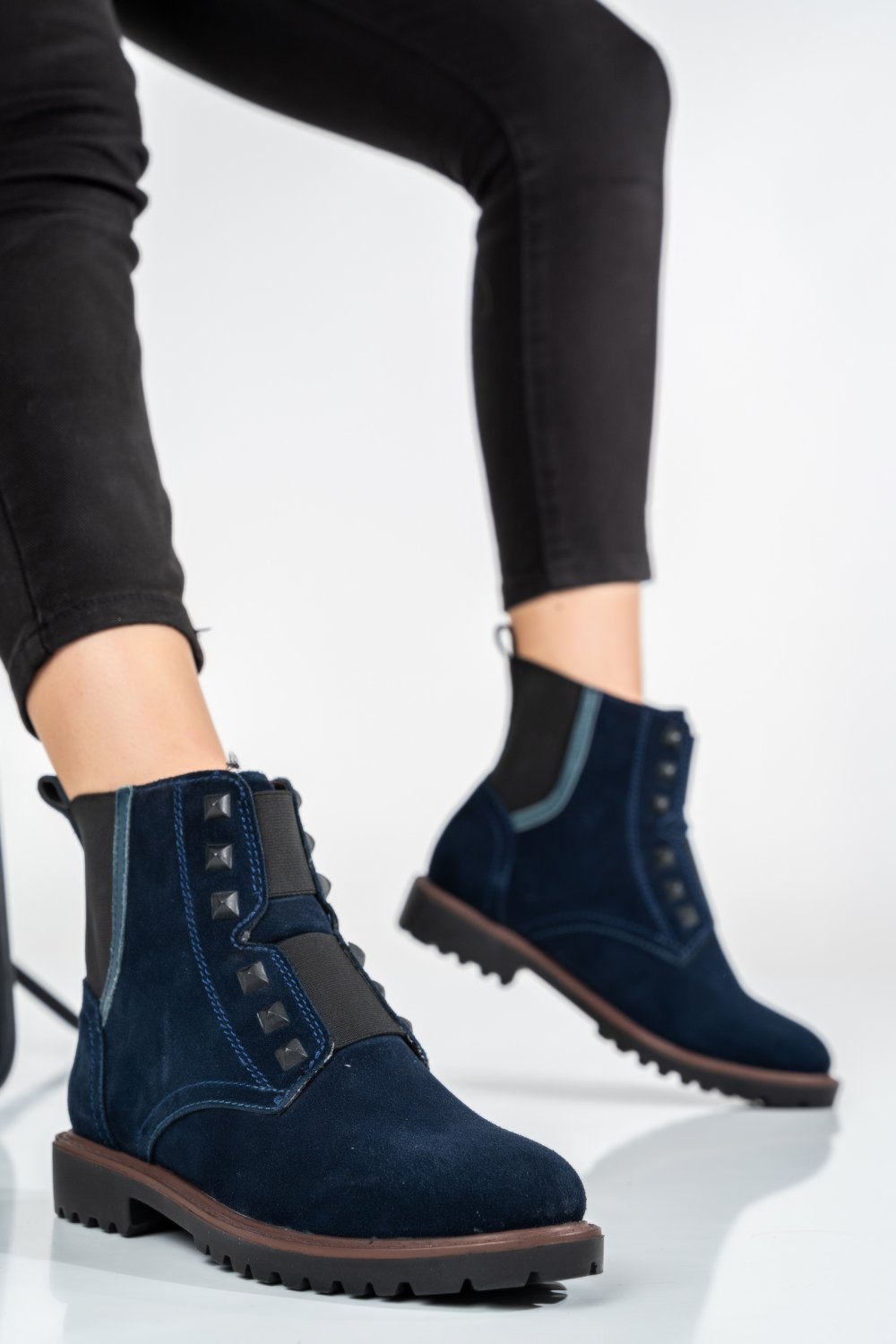 GHETE BLEUMARIN PIELE NATURALA INTOARSA 8S77785