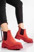 GHETE ROSII PIELE NATURALA 2S7779
