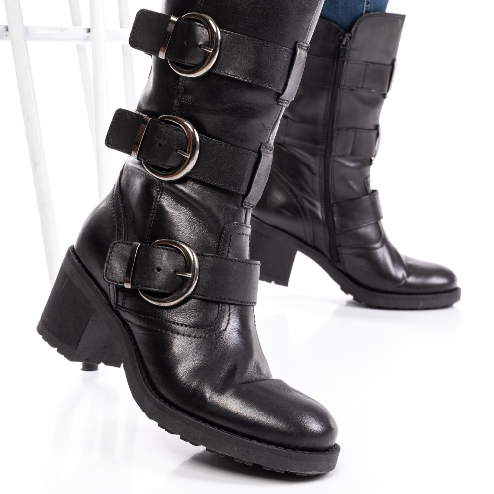 CIZME DAMA PIELE NATURALA OLIVE 4S77082