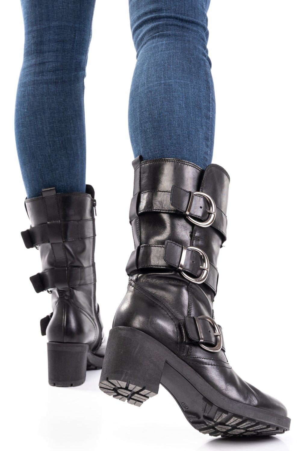 CIZME DAMA PIELE NATURALA OLIVE 4S77082