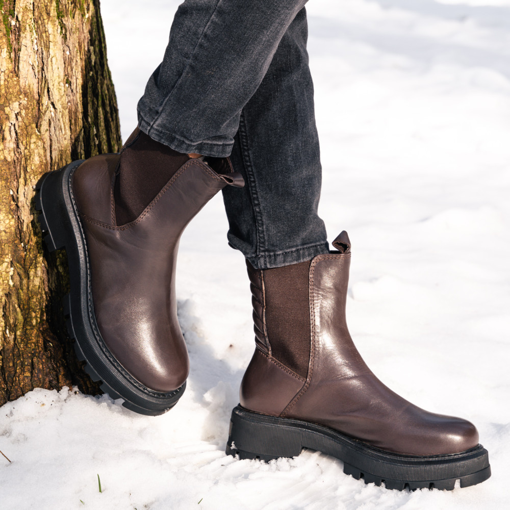 GHETE FEMEI PIELE NATURALA MARO INCHIS 9S77450