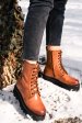 Ghete dama piele naturala maro 9s77457