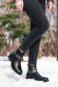GHETE NEGRE PIELE NATURALA 0PC7