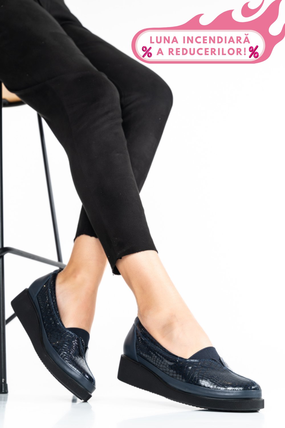 PANTOFI BLEUMARIN PIELE NATURALA 1PC57