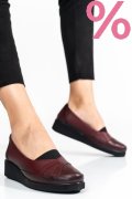 PANTOFI BORDO PIELE NATURALA 4PC25