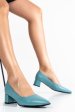 Pantofi bleu piele naturala 1pc400