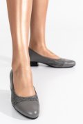 PANTOFI GRI PIELE NATURALA 1S77205