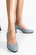 PANTOFI ALBASTRI PIELE NATURALA 1PC500