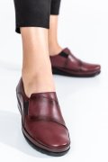 PANTOFI BORDO PIELE NATURALA 2PC588