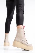 GHETE BEJ PIELE NATURALA 2S7761