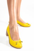 PANTOFI GALBENI PIELE NATURALA 1S77904