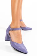 PANTOFI MOV PIELE NATURALA 1S77701