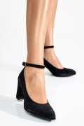 PANTOFI NEGRI PIELE NATURALA INTOARSA 1S77600X