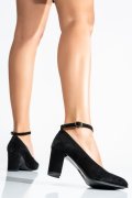 PANTOFI NEGRI PIELE NATURALA INTOARSA 1S77600X