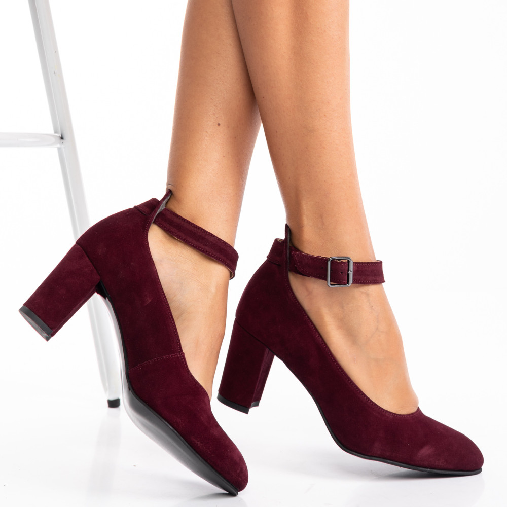 PANTOFI VISINII PIELE NATURALA INTOARSA 1S77799