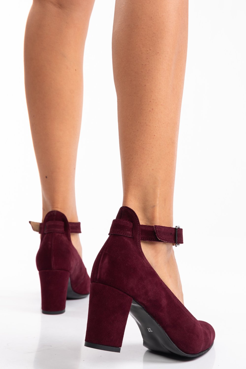 PANTOFI VISINII PIELE NATURALA INTOARSA 1S77799