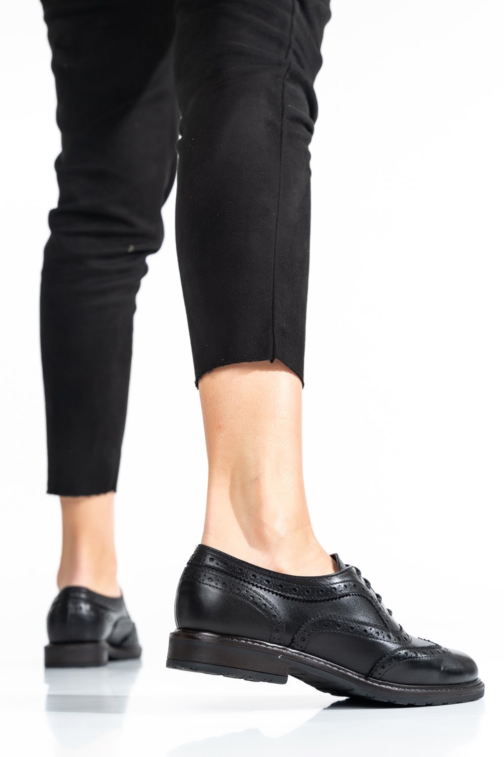 PANTOFI NEGRI PIELE NATURALA 3S77722