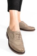 PANTOFI GRI PIELE NATURALA 3S77722