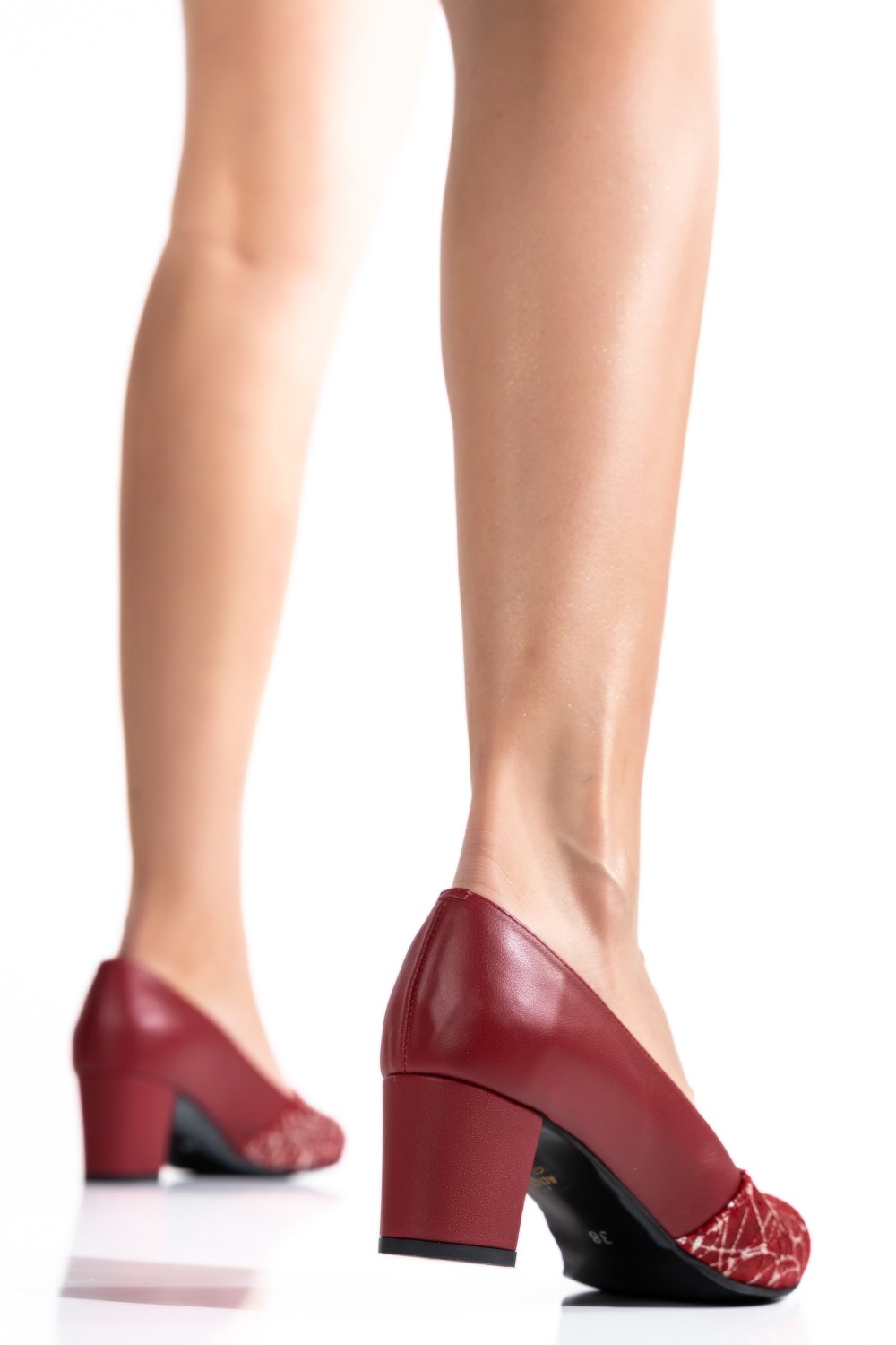 PANTOFI VISINII PIELE NATURALA 1PC585