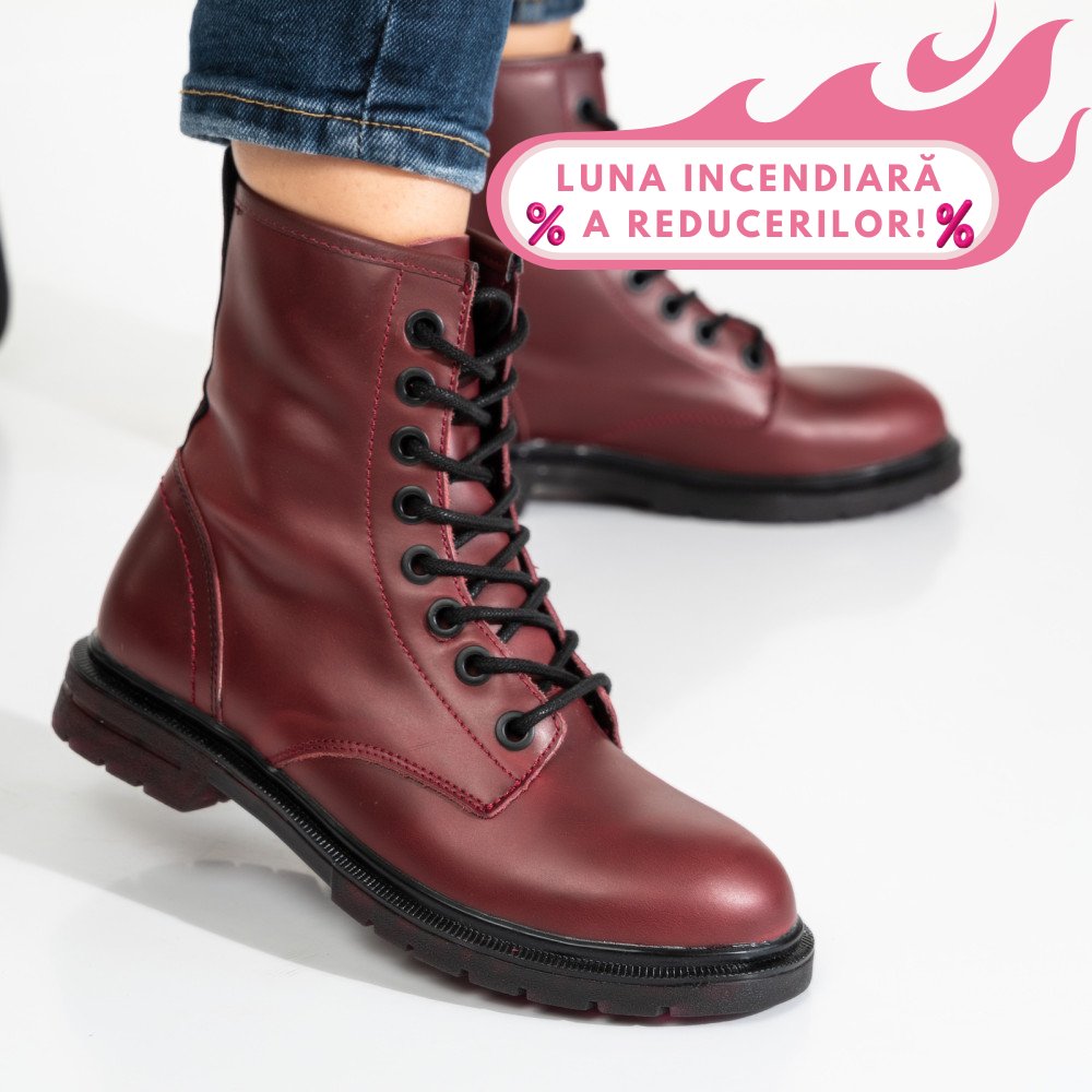 WRANGLER, GHETE DAMA PIELE NATURALA  BORDO WS77L02560A
