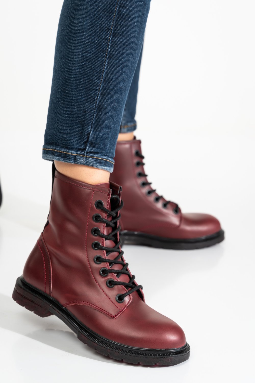 WRANGLER, GHETE DAMA PIELE NATURALA  BORDO WS77L02560A