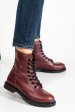 Wrangler, ghete dama piele naturala  bordo ws77l02560a
