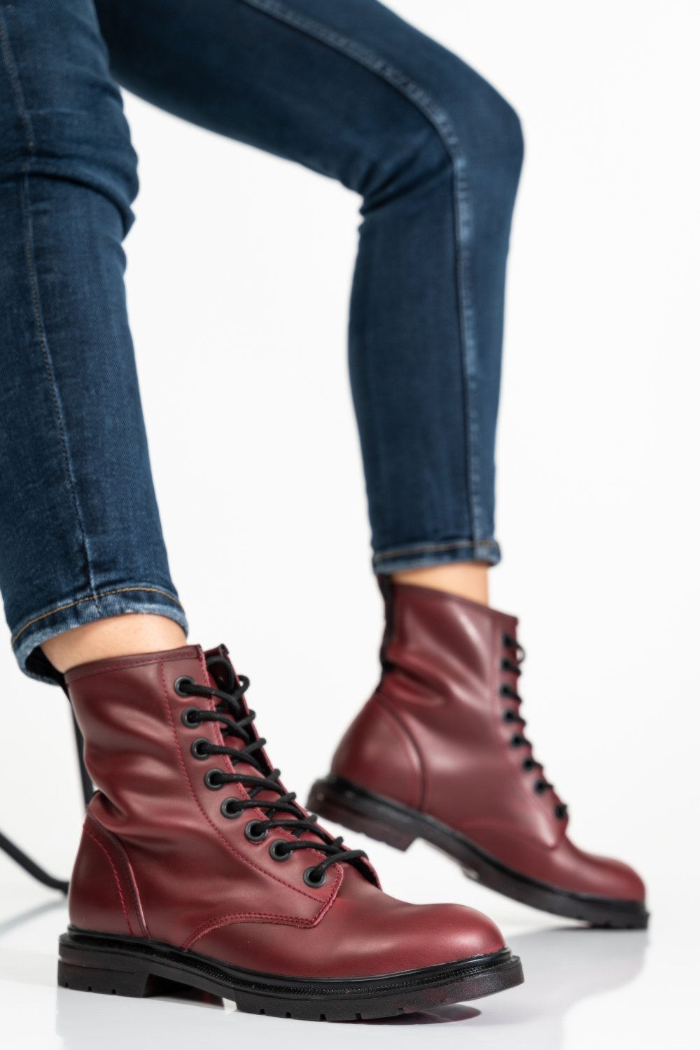 WRANGLER, GHETE DAMA PIELE NATURALA  BORDO WS77L02560A