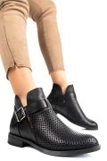 GHETE NEGRE PIELE NATURALA 2S7721817NP