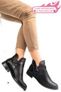 GHETE NEGRE PIELE NATURALA 2S7721817NP