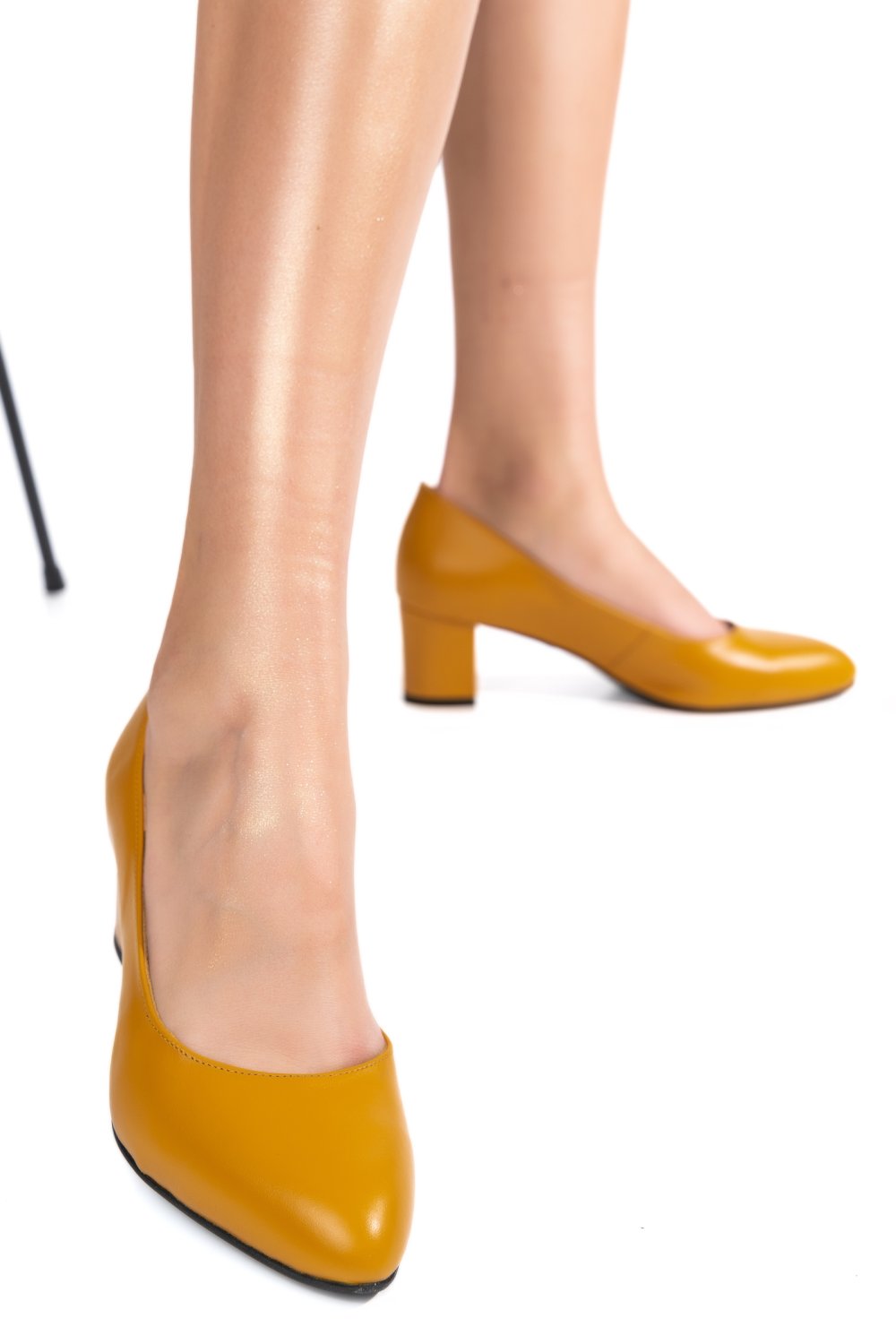 PANTOFI MUSTAR PIELE NATURALA 1PC507