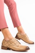 PANTOFI BEJ PIELE NATURALA 8S77888
