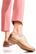 PANTOFI CASUAL BEJ FEMEI PIELE NATURALA 8S77888