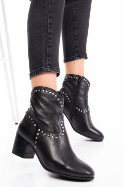 GHETE FEMEI PIELE NATURALA NEGRE 8S77784