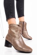 BOTINE MARO ARGINTIU PIELE NATURALA 8S77784