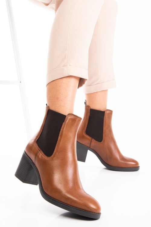 Botine femei piele naturala maro 0s778226vi