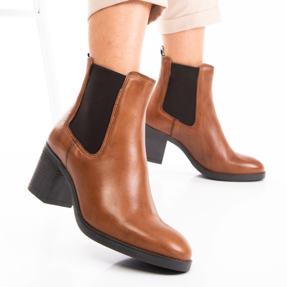 BOTINE FEMEI PIELE NATURALA MARO 0S778226VI