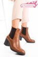 Botine femei piele naturala maro 0s778226vi
