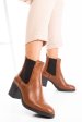 Botine femei piele naturala maro 0s778226vi