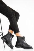 GHETE FEMEI PIELE NATURALA NEGRE 6S77645