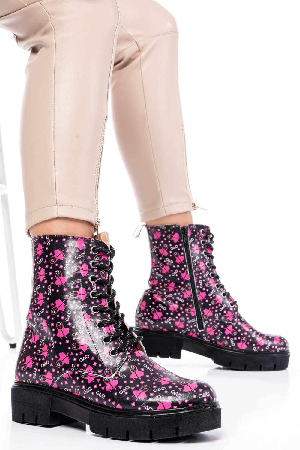 GHETE DAMA PIELE NATURALA SQD GM 3S77090-SQD