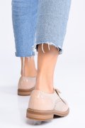 PANTOFI BEJ TALPA MARO PIELE NATURALA 3S77551